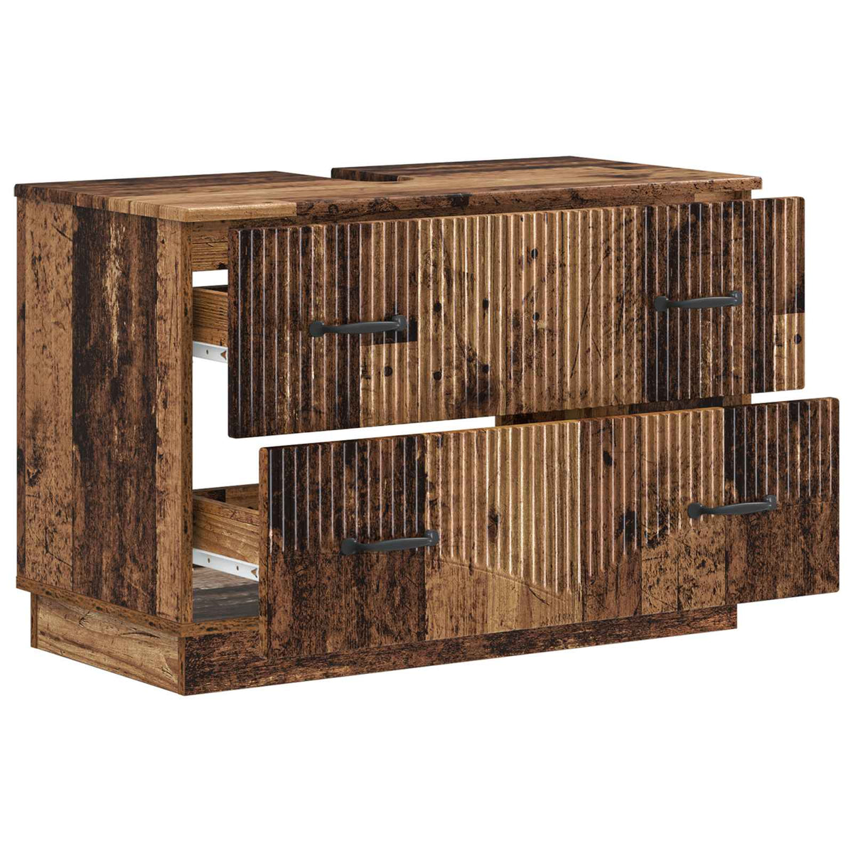 Kupaonski ormarić za sudoper HOORN Staro drvo 82 x 41 x 56 cm