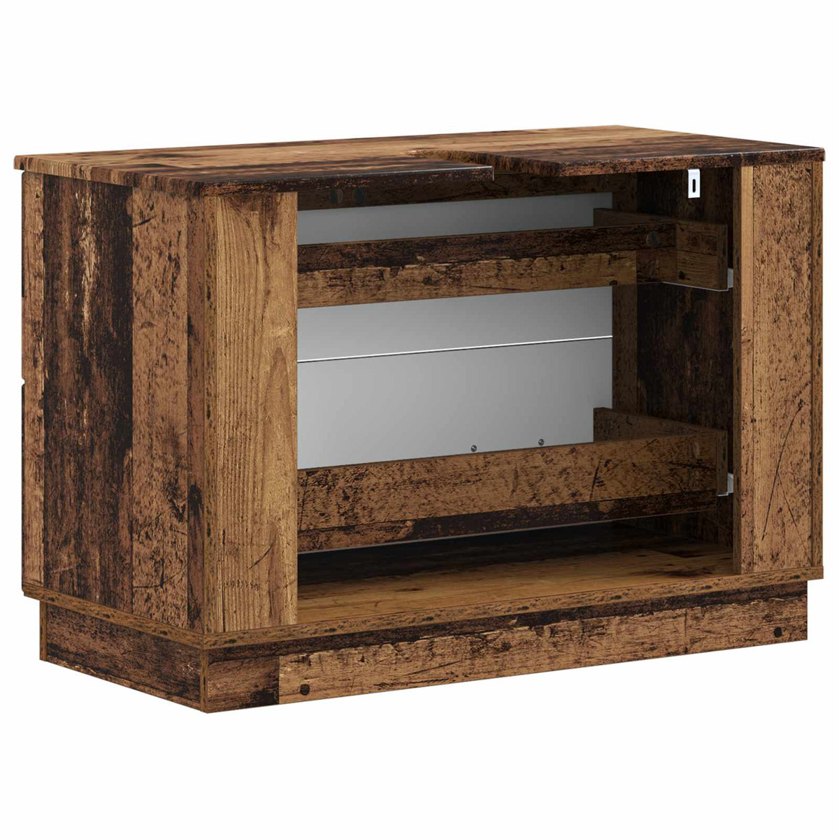 Kupaonski ormarić za sudoper HOORN Staro drvo 82 x 41 x 56 cm