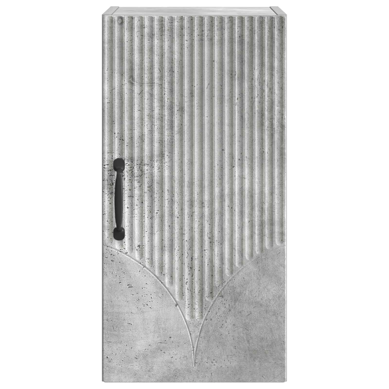 Kupaonski zidni ormarić HOORN Betonska siva 30 x 31 x 59 cm