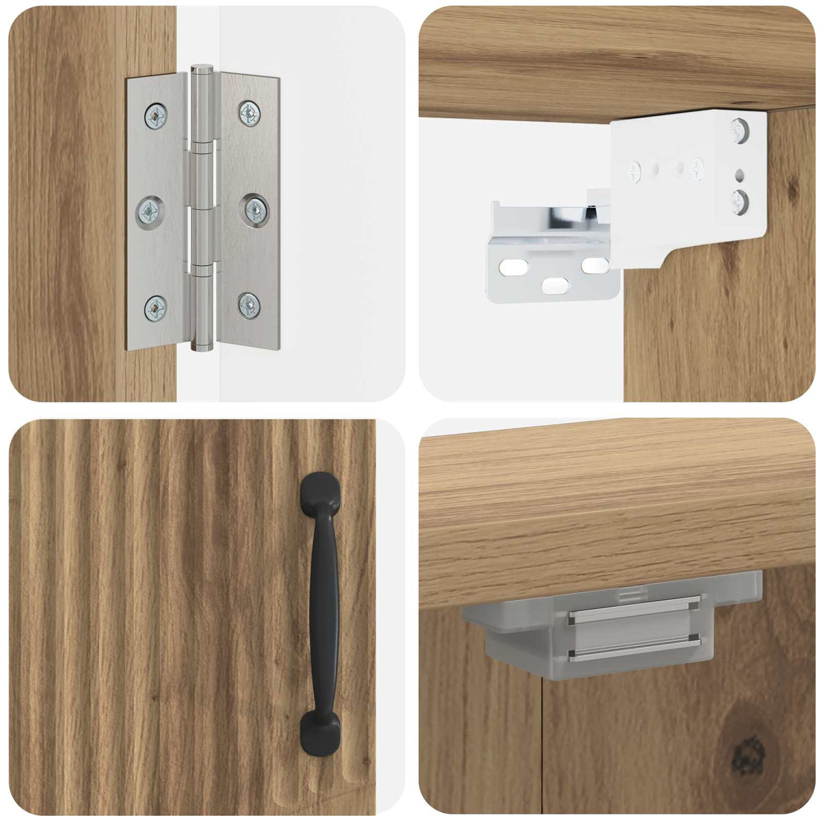 Kabinet za mete HOORN Hrast artisan 52,5 x 10,5 x 53,5 cm