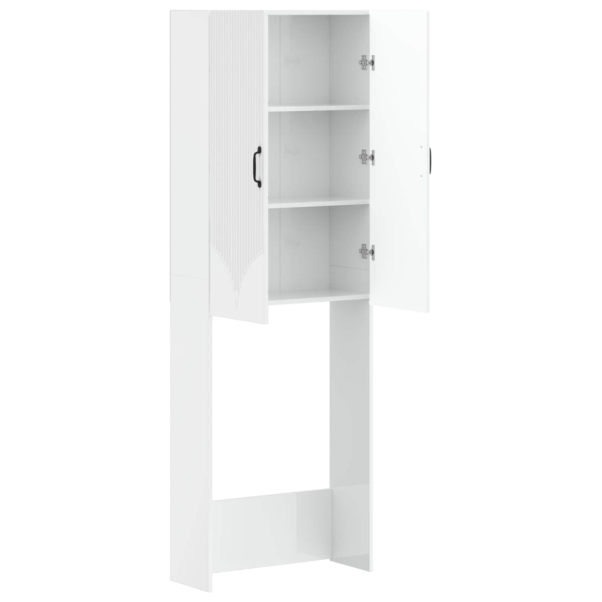 Kabinetska WC HOORN Bijela visokog sjaja 66 x 25,5 x 190 cm