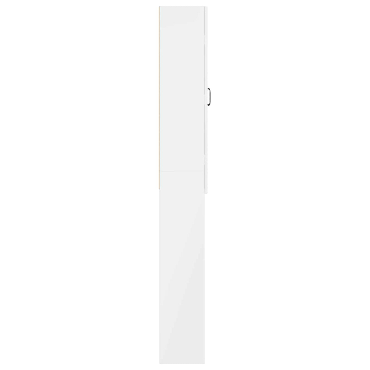 Kabinetska WC HOORN Bijela visokog sjaja 66 x 25,5 x 190 cm