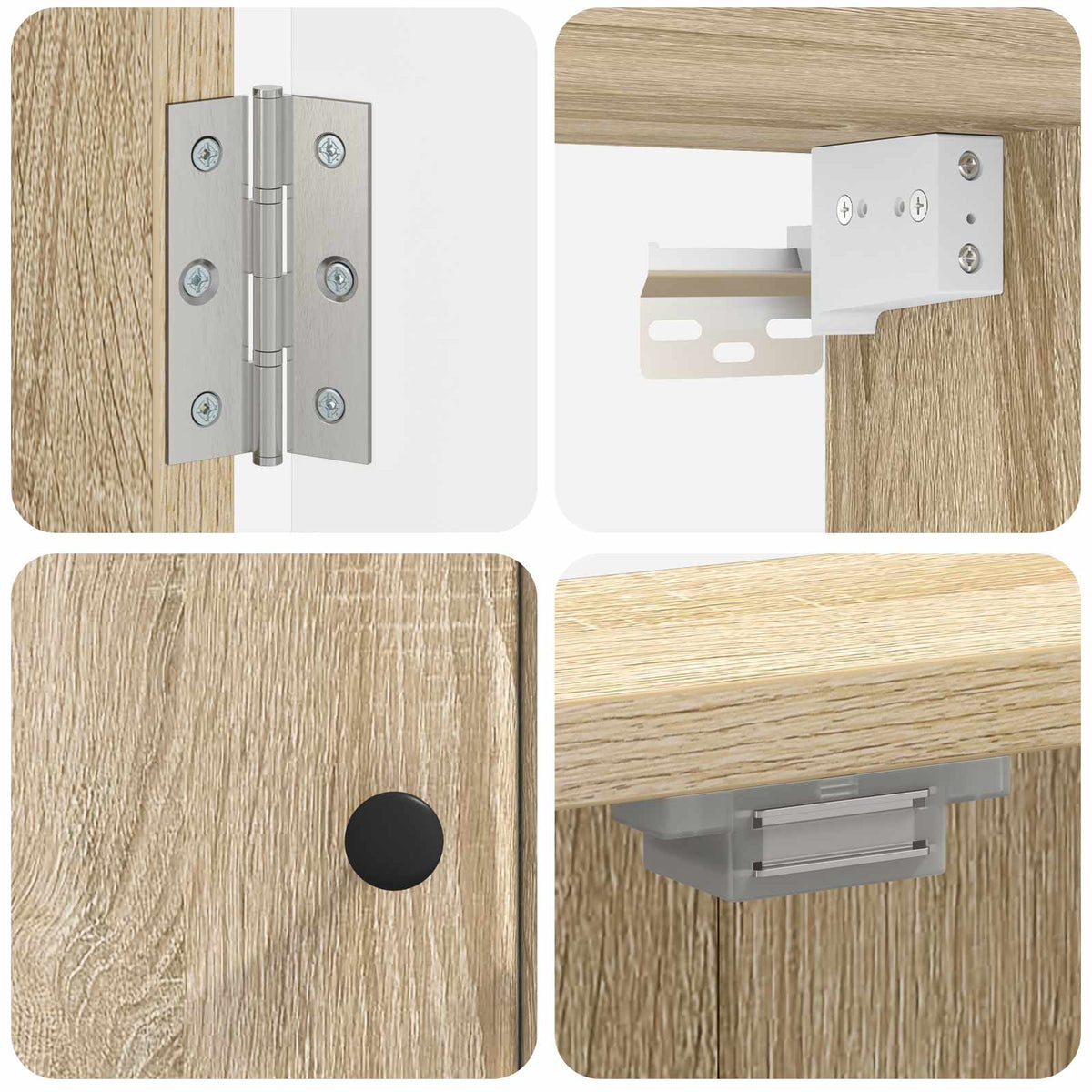 Kabinet za mete BREDA Hrast sonoma 52,5 x 10,5 x 53,5 cm