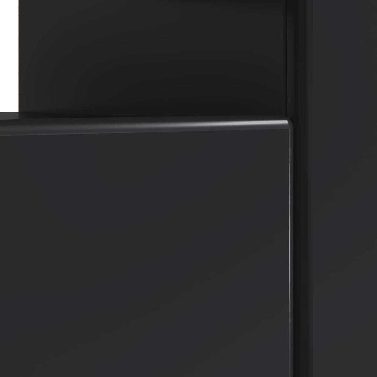 LED TV kabinet Crna Konstruirano drvo