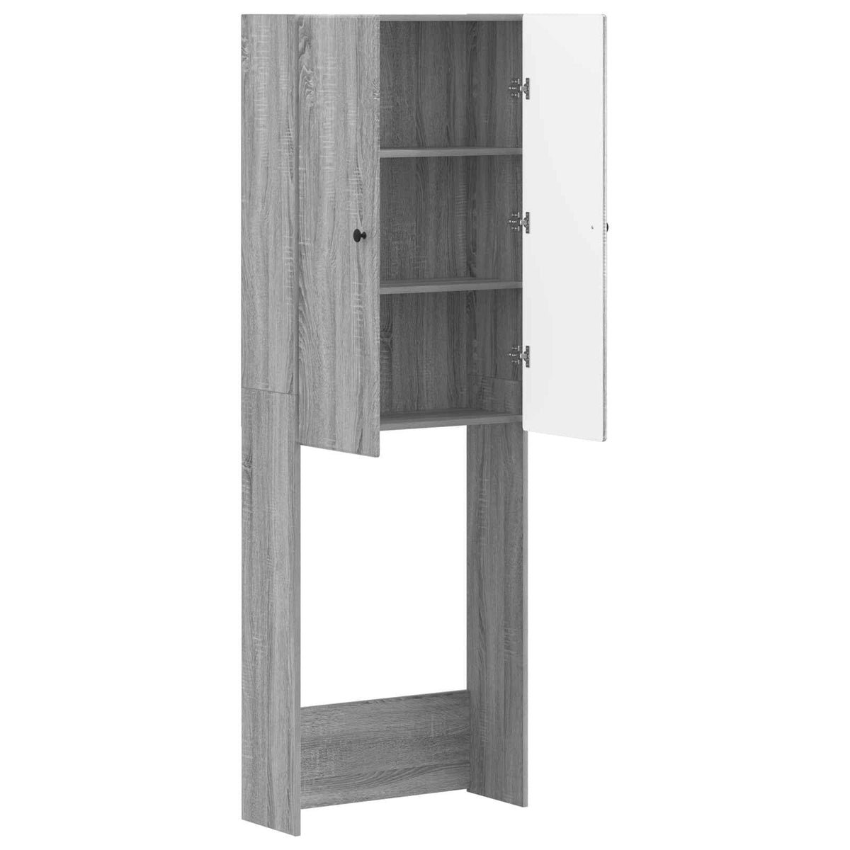 Kabinetska WC BREDA Siva Sonoma 66 x 25,5 x 190 cm