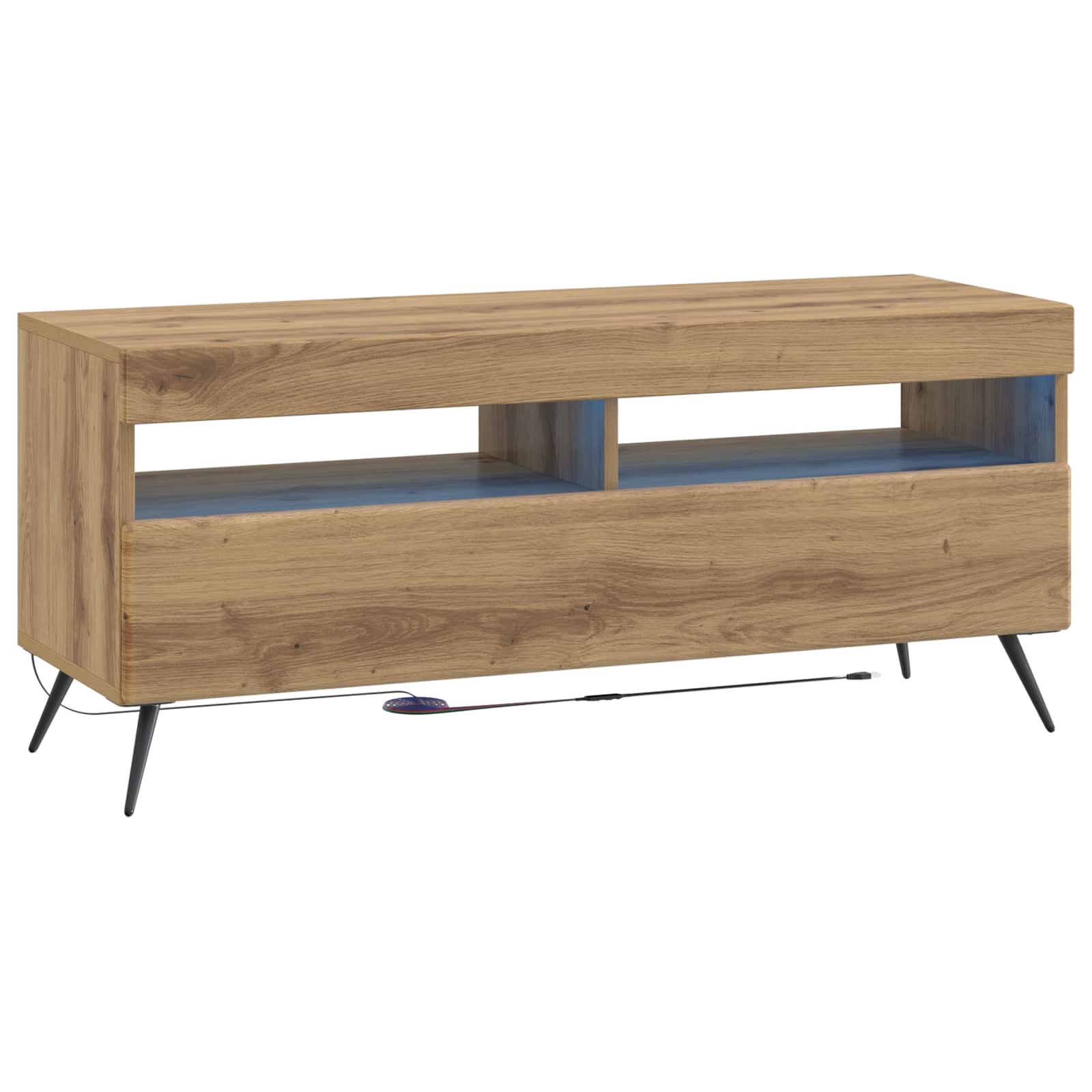 LED TV kabinet Staro drvo Konstruirano drvo