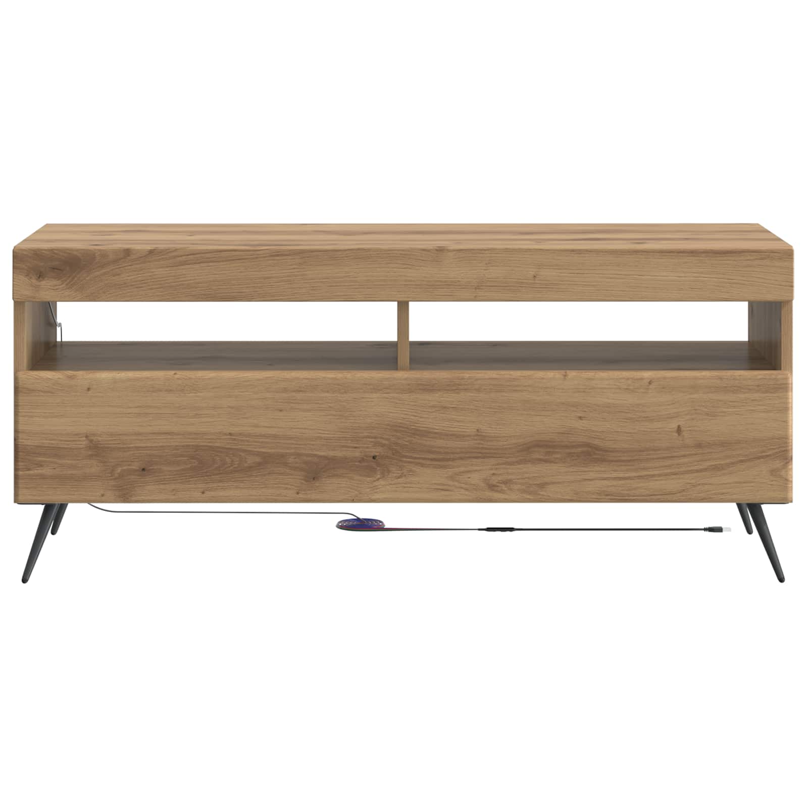 LED TV kabinet Staro drvo Konstruirano drvo