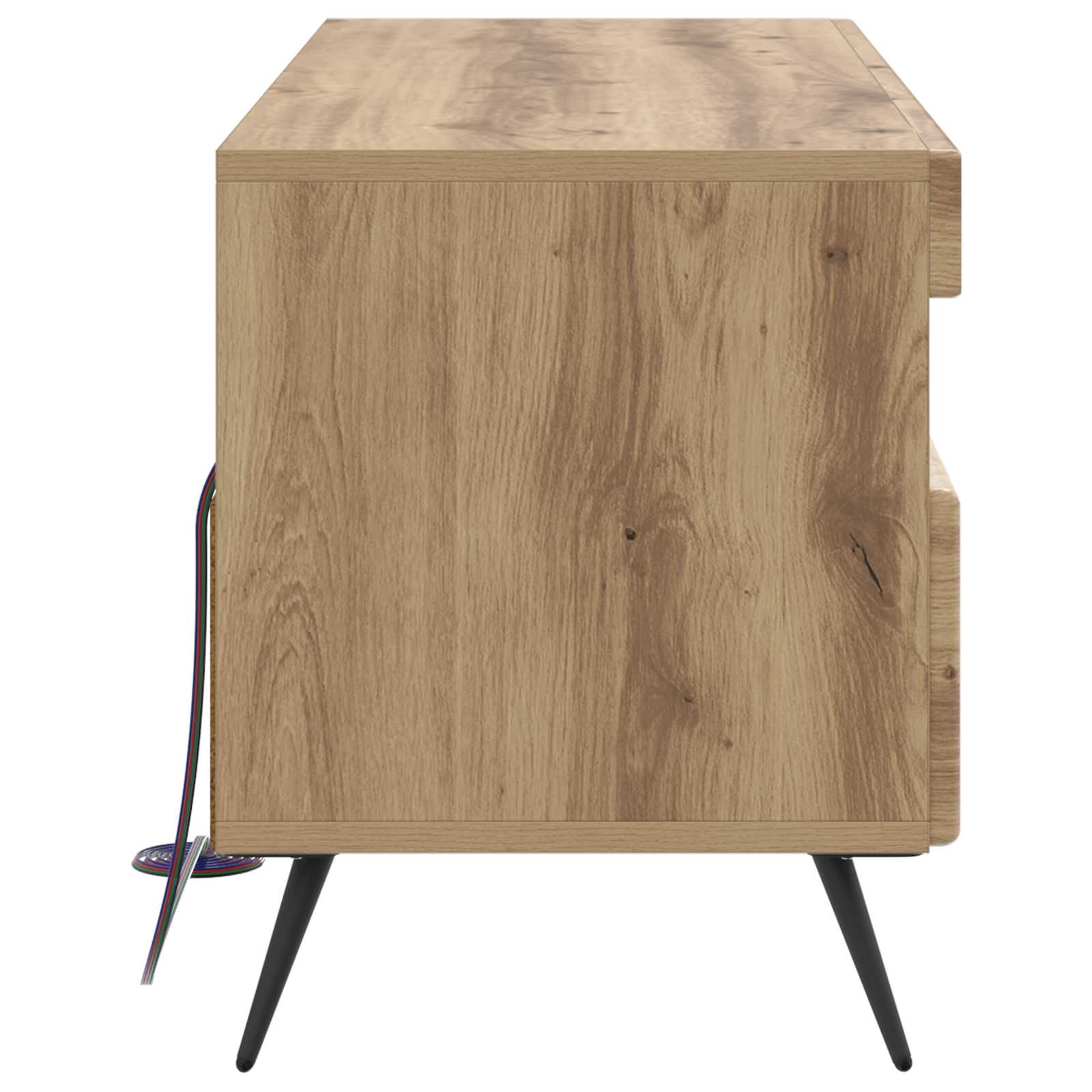 LED TV kabinet Staro drvo Konstruirano drvo