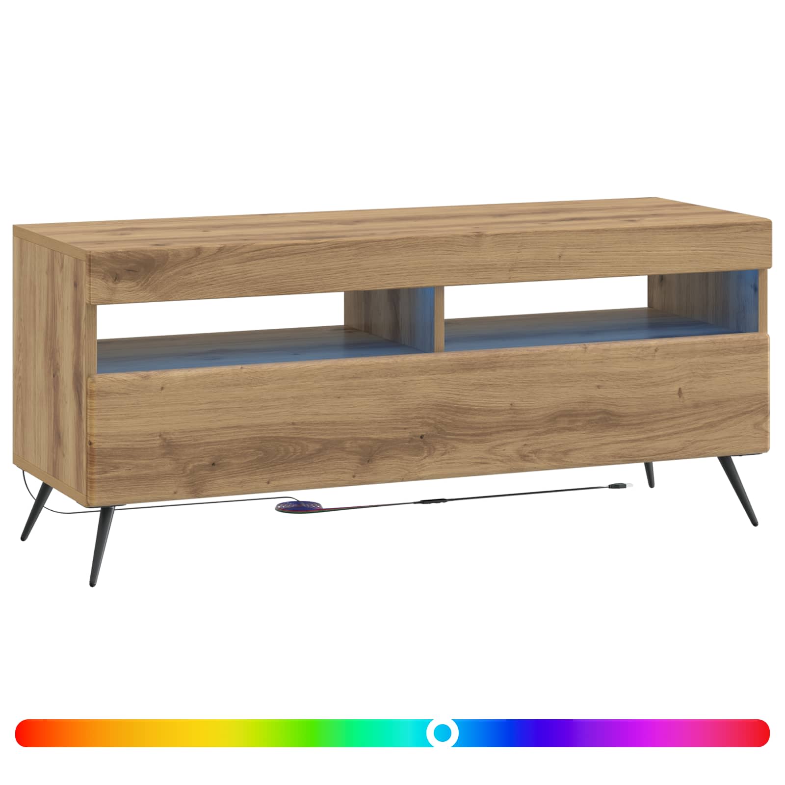 LED TV kabinet Staro drvo Konstruirano drvo