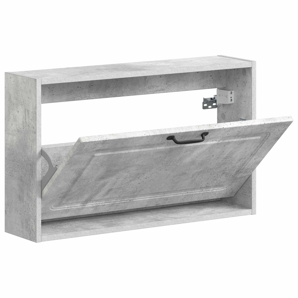 Ormar za cipele na zidu UTRECHT 71 x 17 x 43 cm Betonska siva