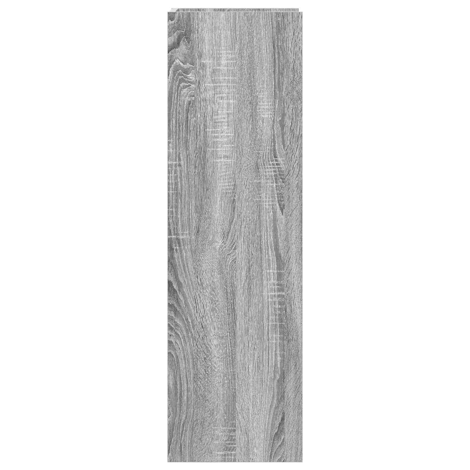 Stalak za biljke s policom Sivi Sonoma 30 x 30 x 100 cm
