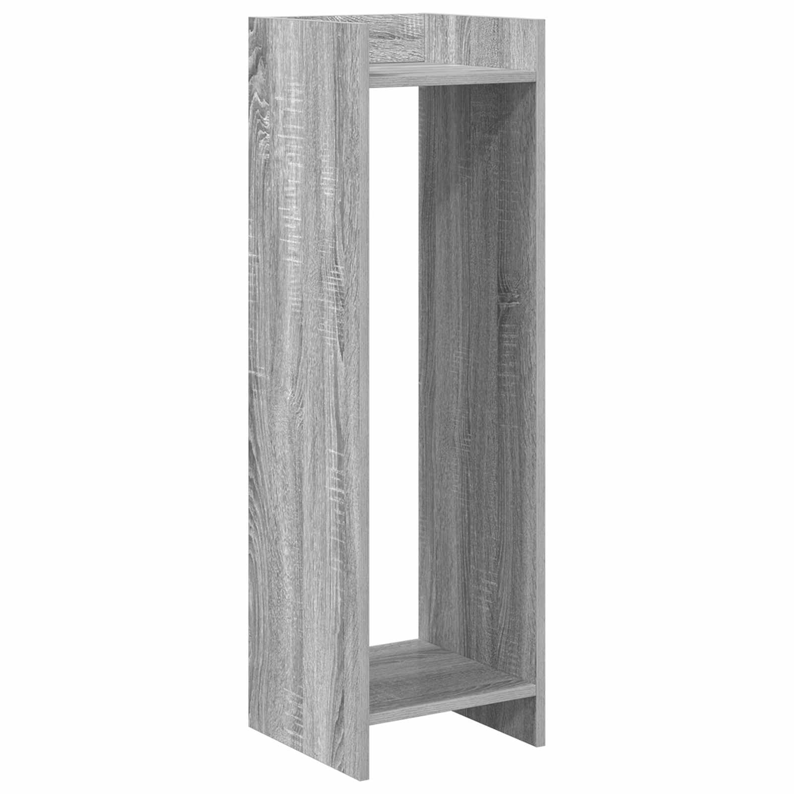 Stalak za biljke s policom 2 pcs Sivi Sonoma 30 x 30 x 100 cm