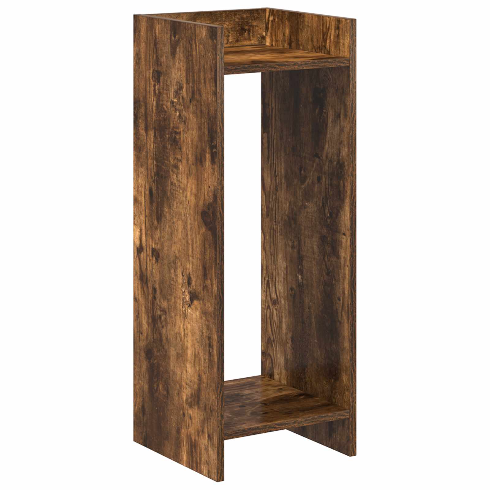 Stalak za biljke s policom 2 pcs Dimljeni Hrast 30 x 30 x 80 cm