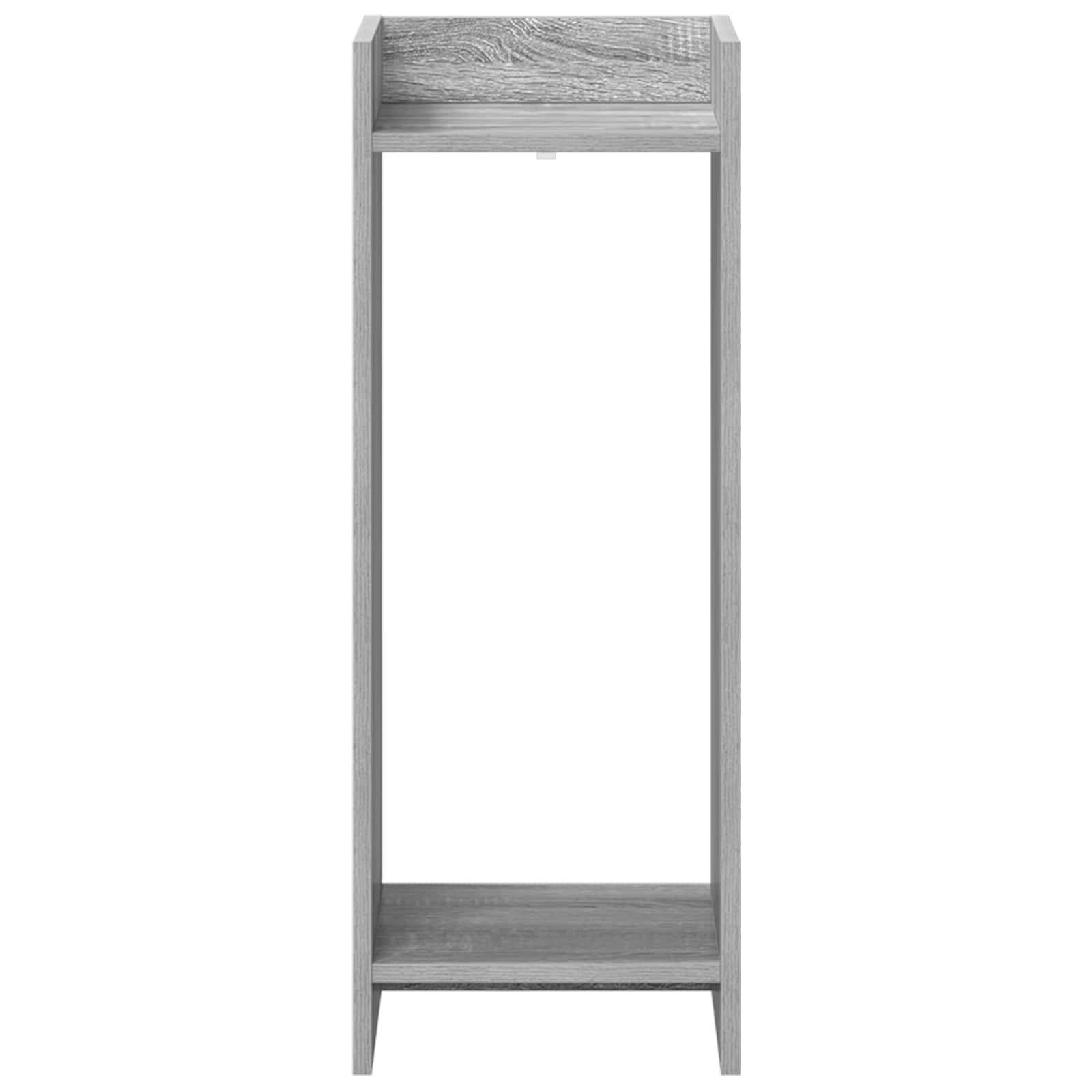 Stalak za biljke s policom Sivi Sonoma 30 x 30 x 80 cm