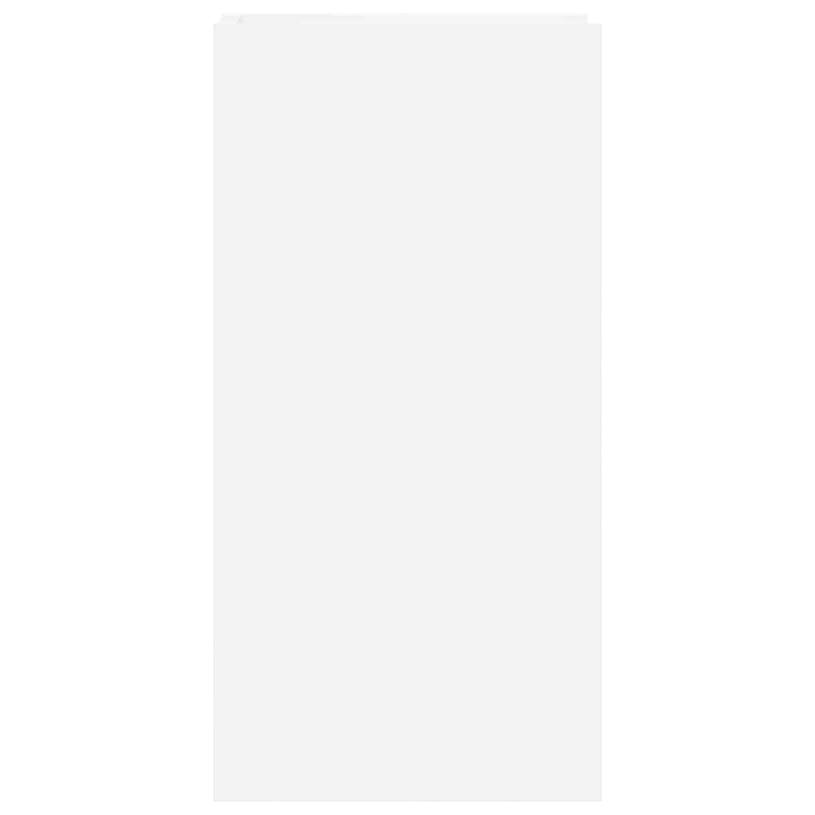 Stalak za biljke s policom 2 pcs Bijeli 30 x 30 x 60 cm