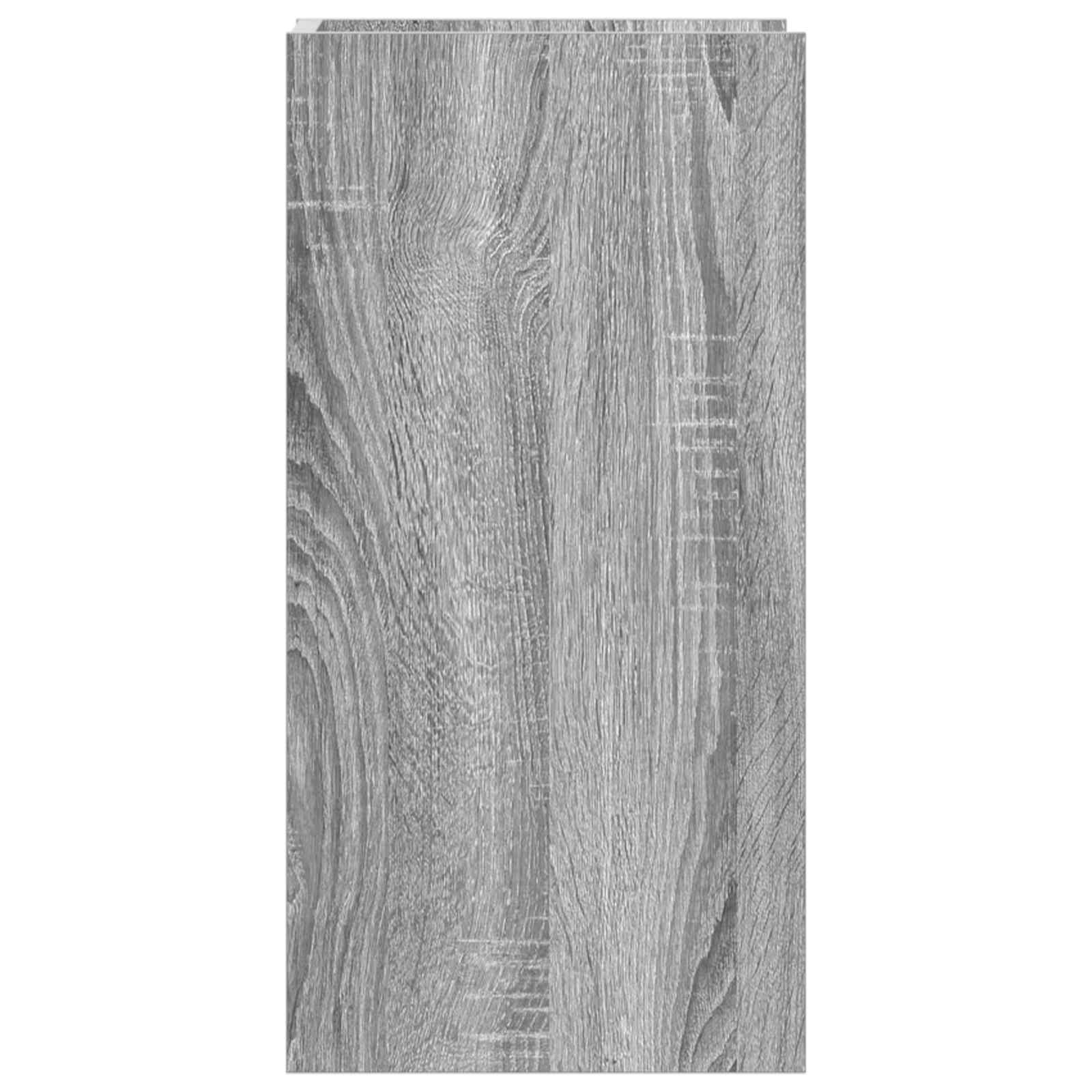 Stalak za biljke s policom 2 pcs Sivi Sonoma 30 x 30 x 60 cm