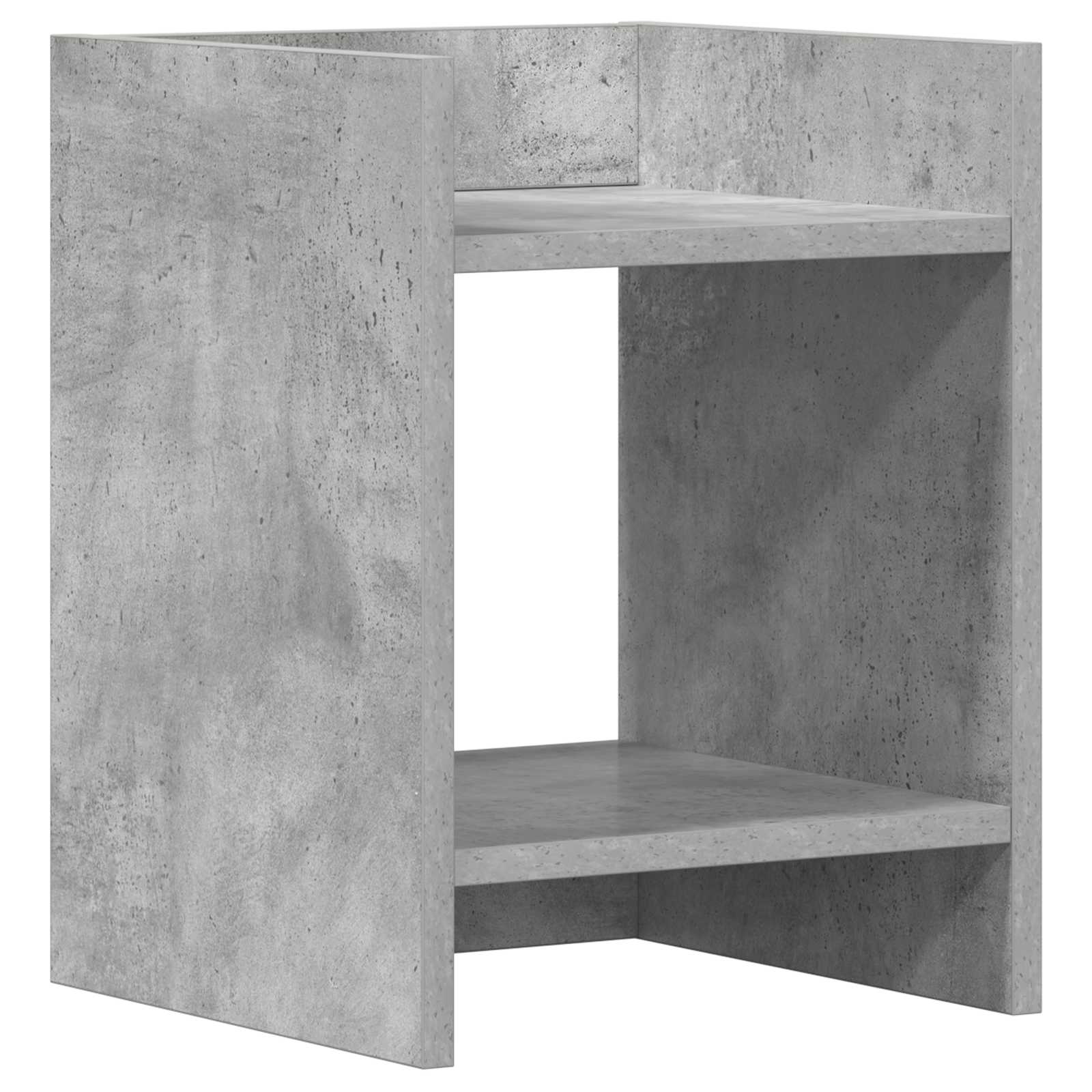 Stalak za biljke s policom Betonsko Siva 30 x 30 x 40 cm