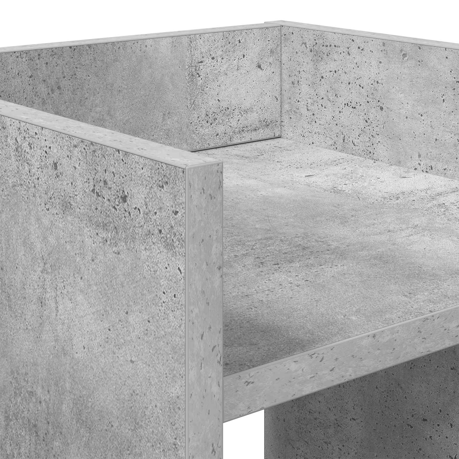 Stalak za biljke s policom 2 pcs Betonsko Siva 30 x 30 x 40 cm