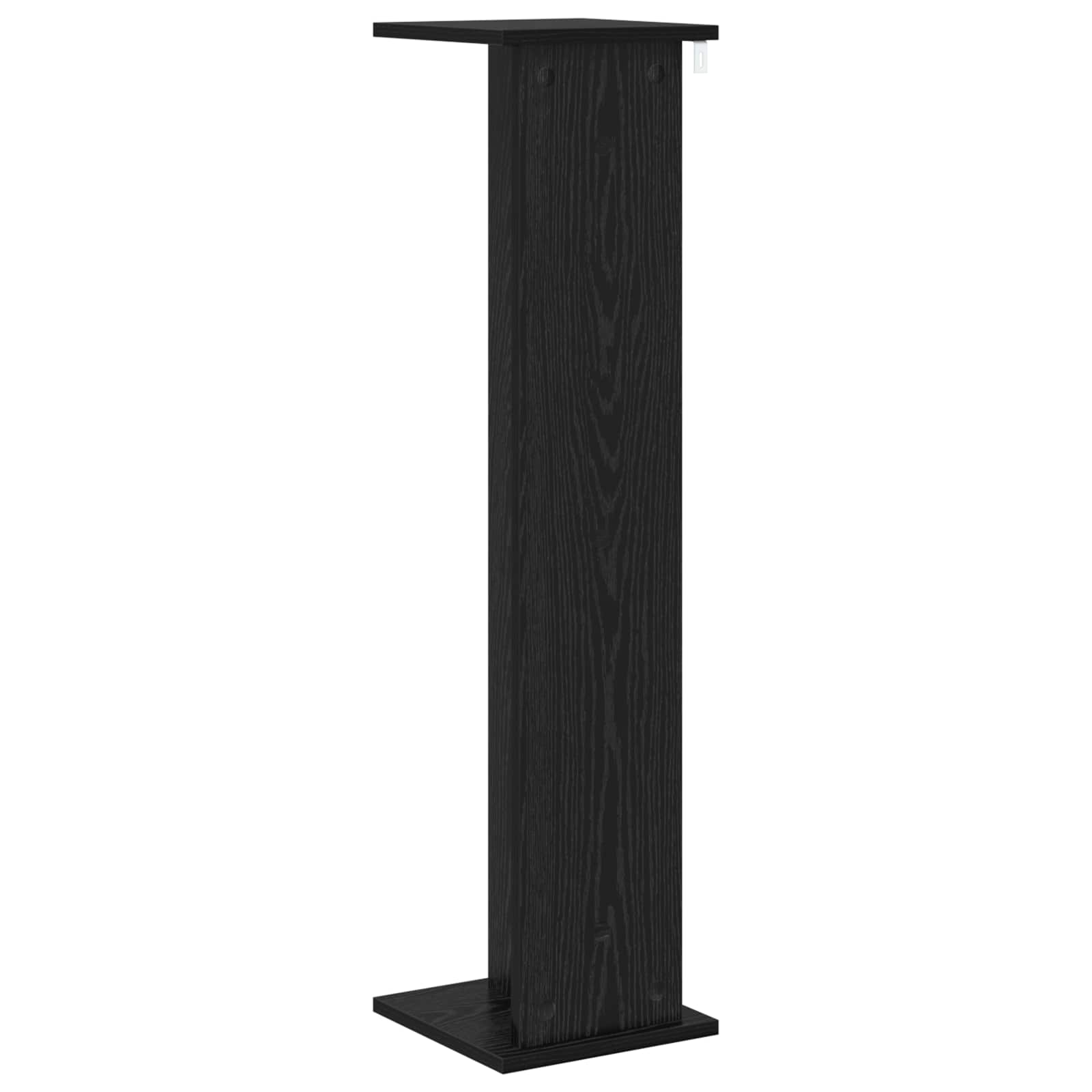 Stalak za biljke 2 pcs Crni Hrast 25 x 25,5 x 100,5 cm