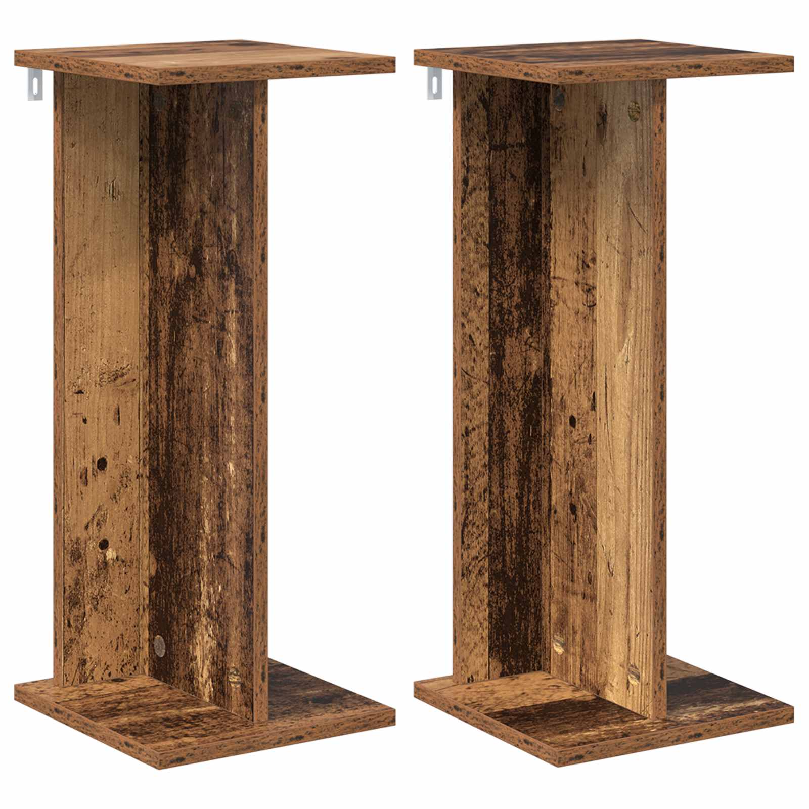 Stalak za biljke 2 pcs Staro drvo 25 x 25,5 x 60,5 cm