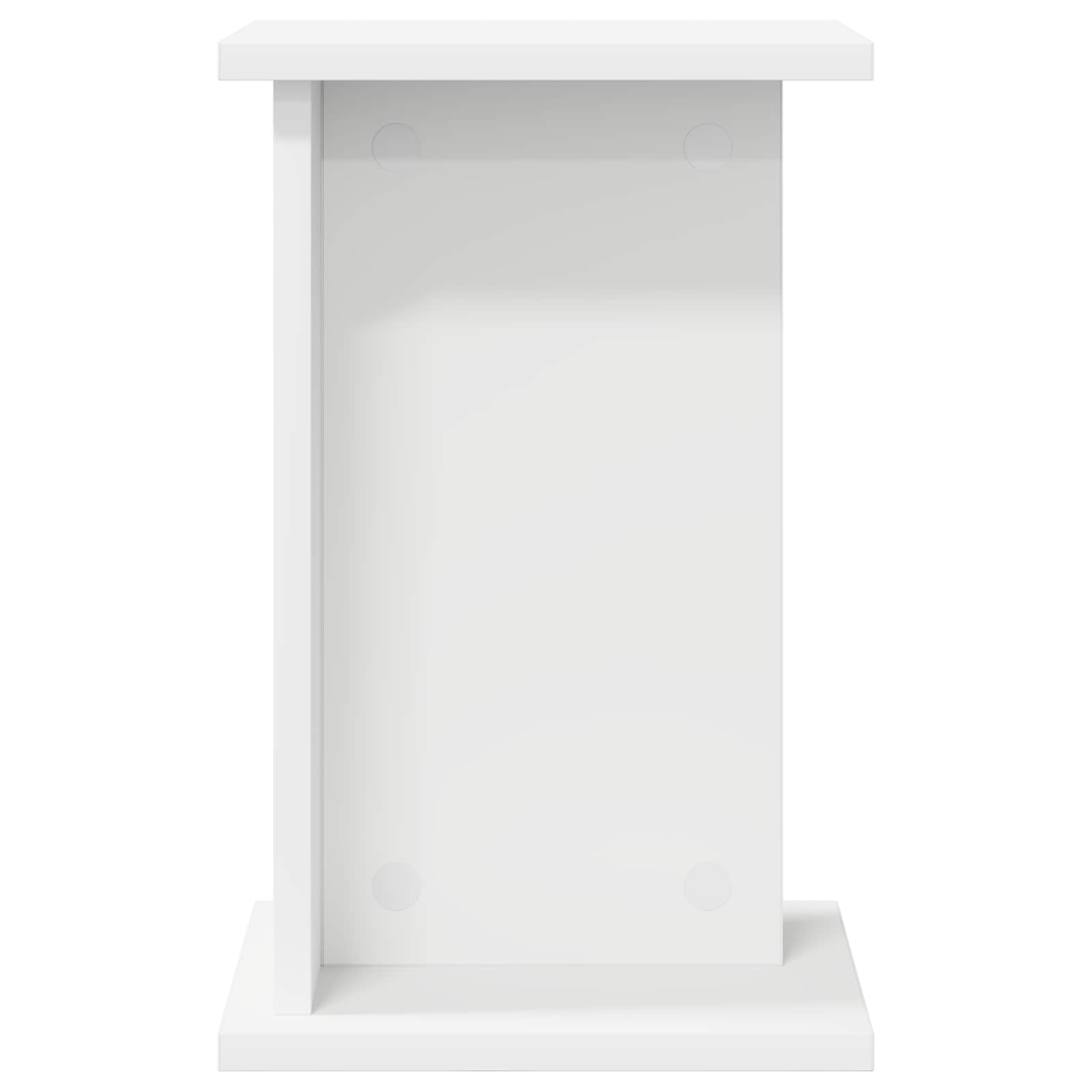 Stalak za biljke Bijeli 25 x 25,5 x 40,5 cm Konstrukcijsko drvo