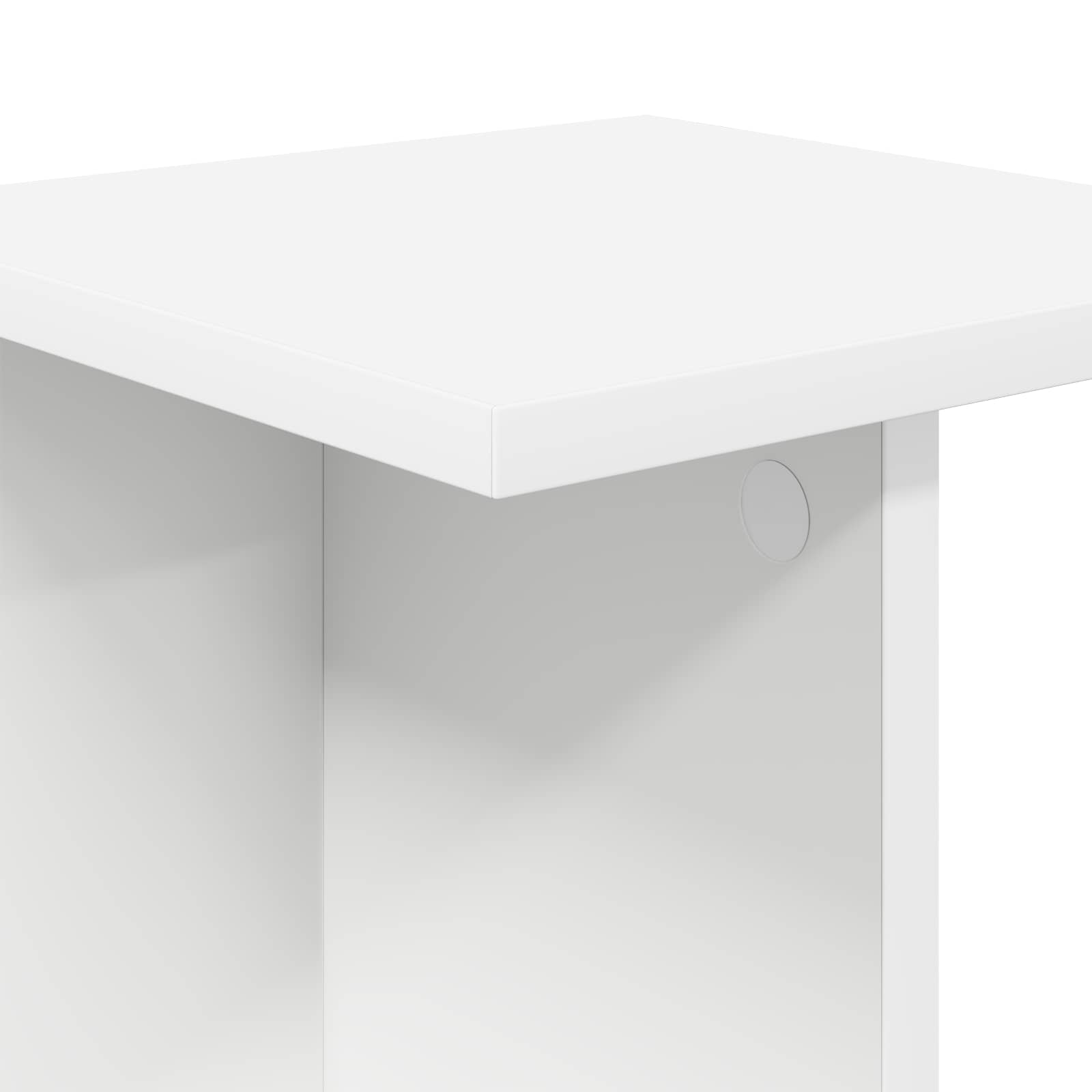Stalak za biljke 2 pcs Bijeli 25 x 25,5 x 40,5 cm