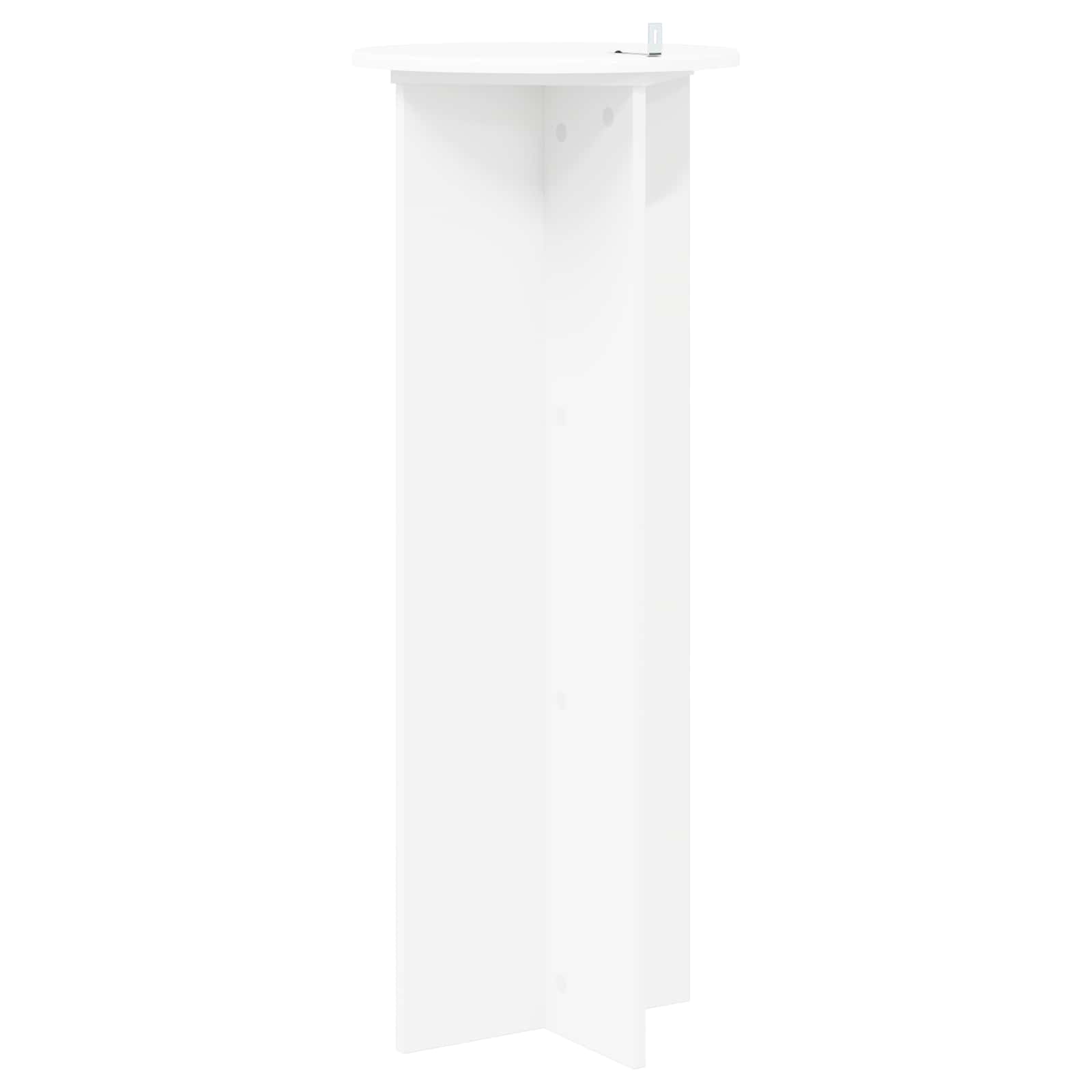 Stalak za biljke 2 pcs Bijela Ø40 x 100 cm Konstruirano drvo