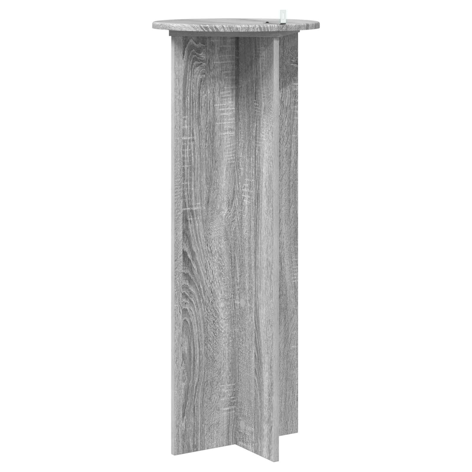 Stalak za biljke 2 pcs Siva sonoma Ø40 x 100 cm