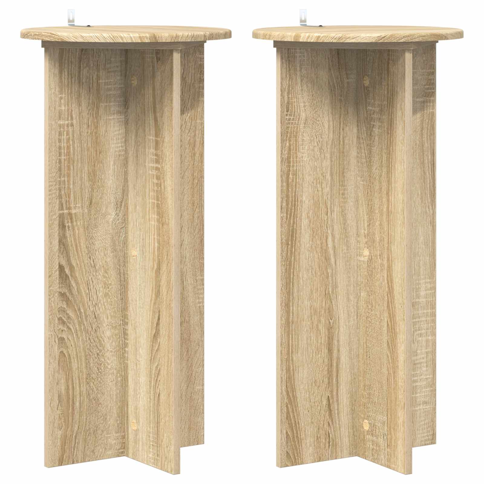 Stalak za biljke 2 pcs Hrast sonoma 40 x 40 x 80 cm