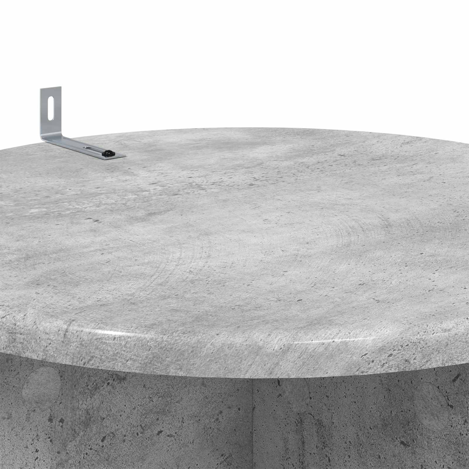 Stalak za biljke 2 pcs Betonska siva 40 x 40 x 80 cm