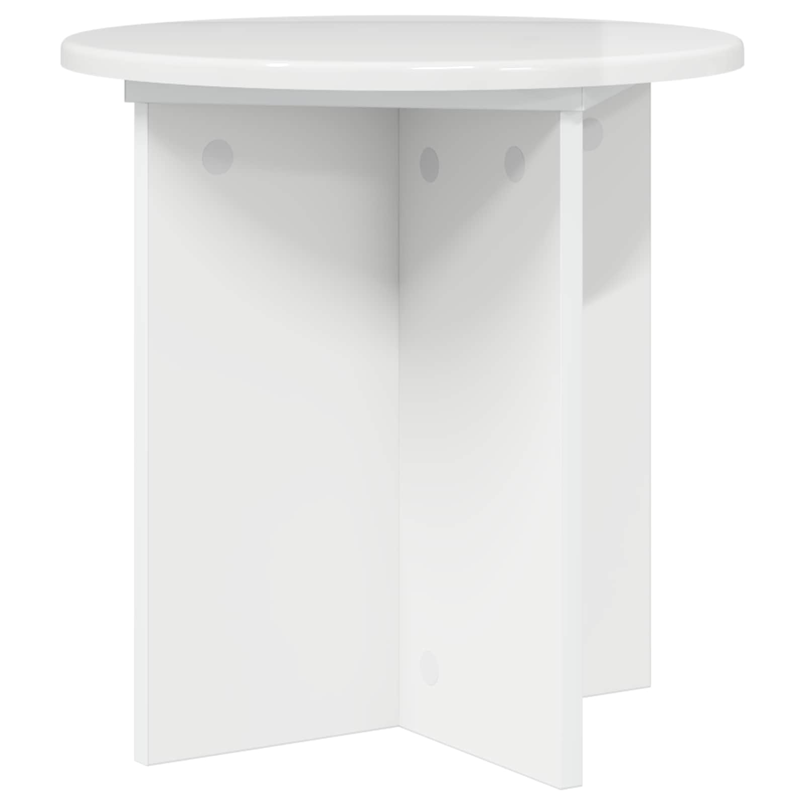 Stalak za biljke 2 pcs Bijela visokog sjaja 40 x 40 x 40 cm