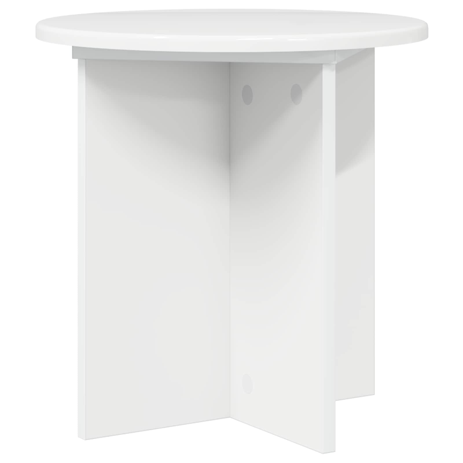Stalak za biljke 2 pcs Bijela visokog sjaja 40 x 40 x 40 cm