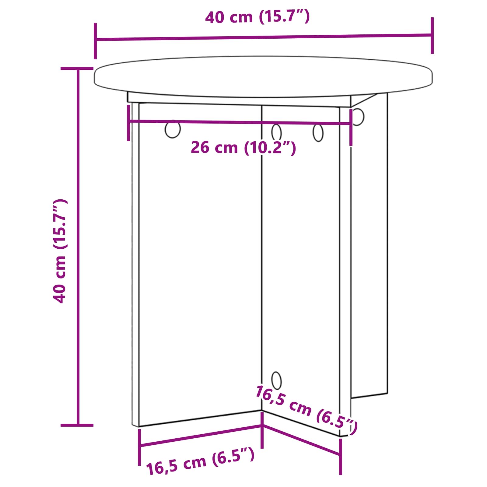 Stalak za biljke 2 pcs Bijela visokog sjaja 40 x 40 x 40 cm