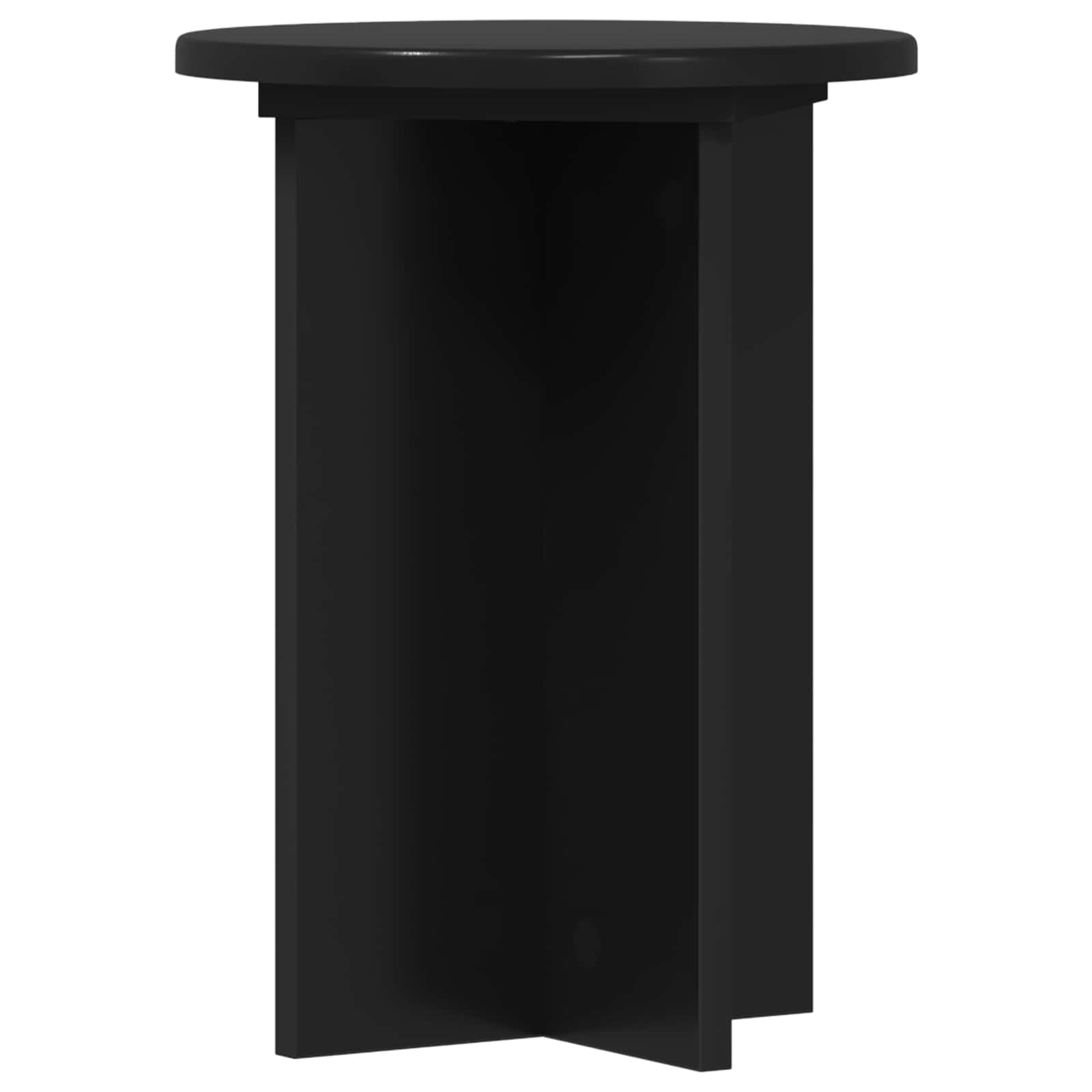 Stalak za biljke 2 pcs Crna Ø29,5 x 40 cm Konstruirano drvo