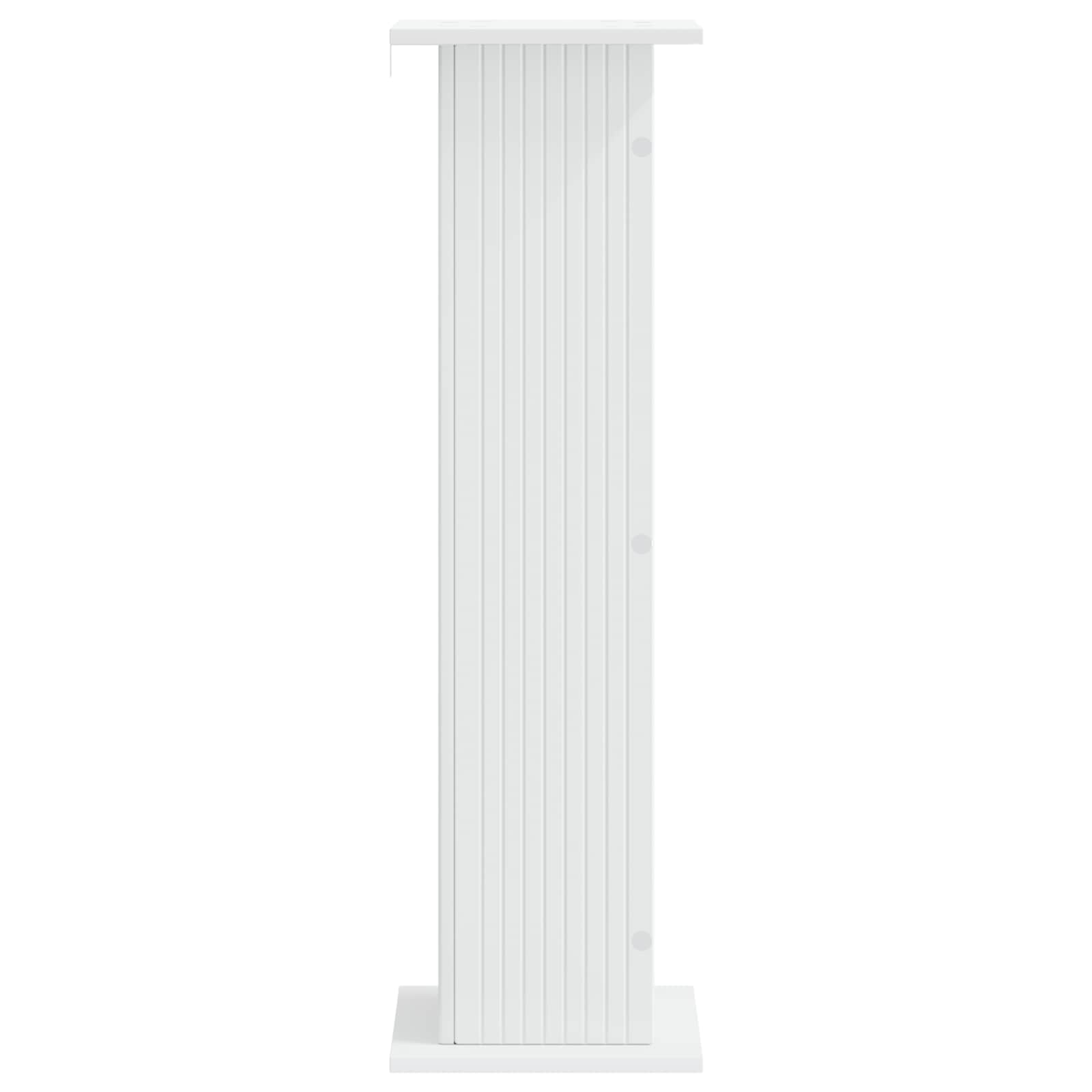 Stalak za biljke Bijela 30,5 x 30 x 100,5 cm Konstruirano drvo