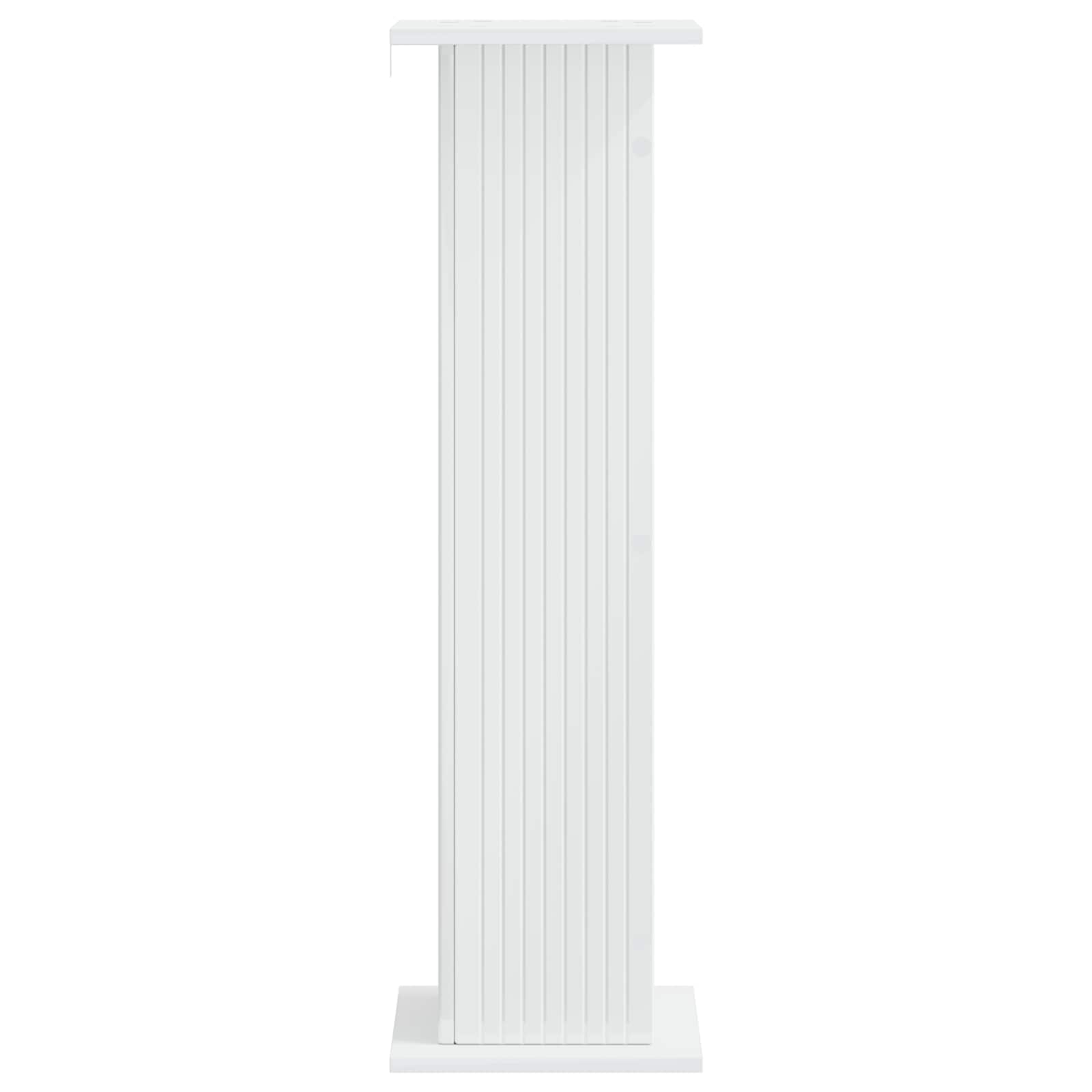Stalak za biljke Bijela visokog sjaja 30,5 x 30 x 100,5 cm