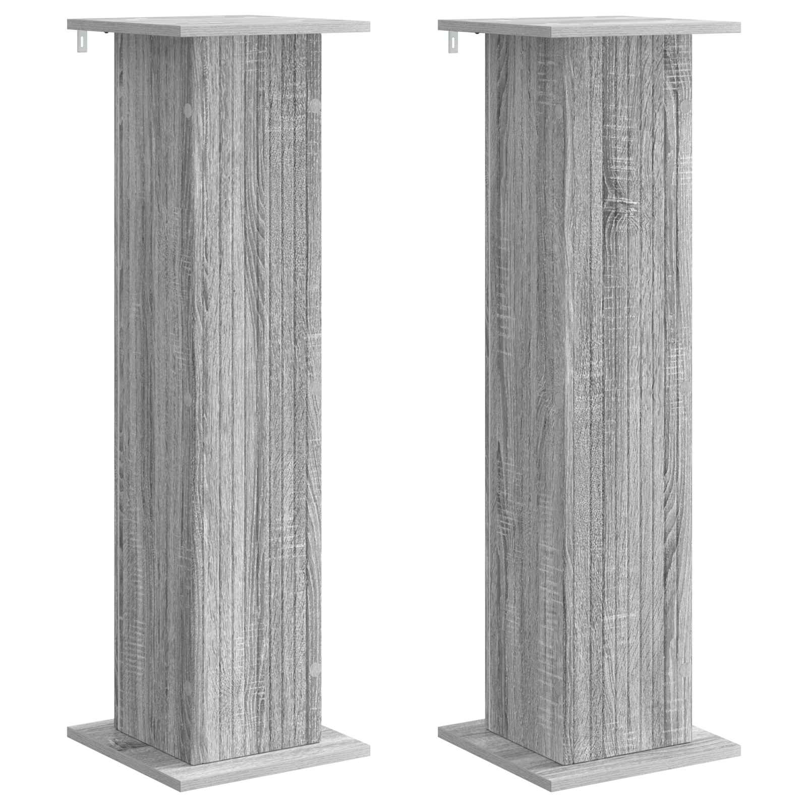 Stalak za biljke 2 pcs Siva sonoma 30,5 x 30 x 100,5 cm