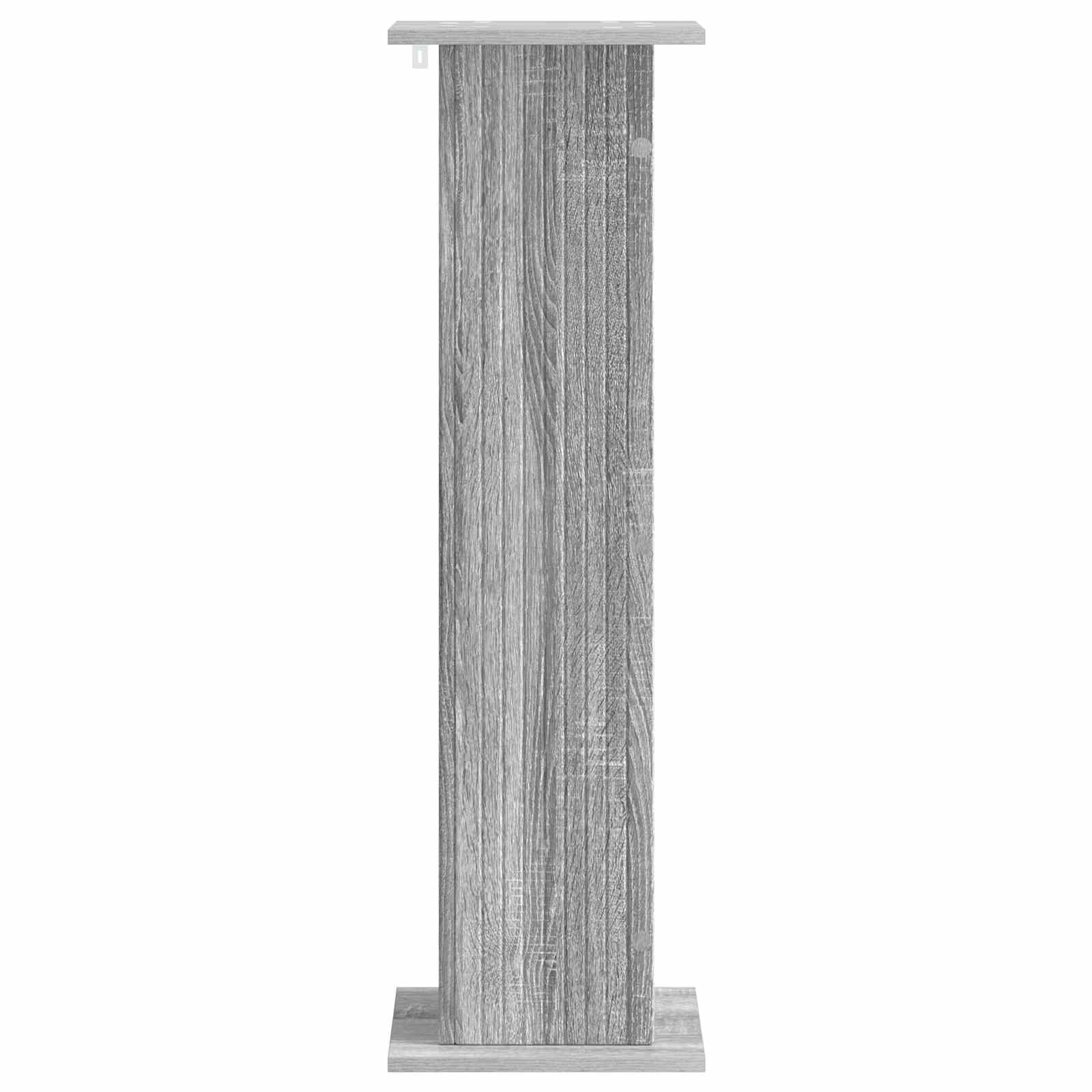 Stalak za biljke 2 pcs Siva sonoma 30,5 x 30 x 100,5 cm