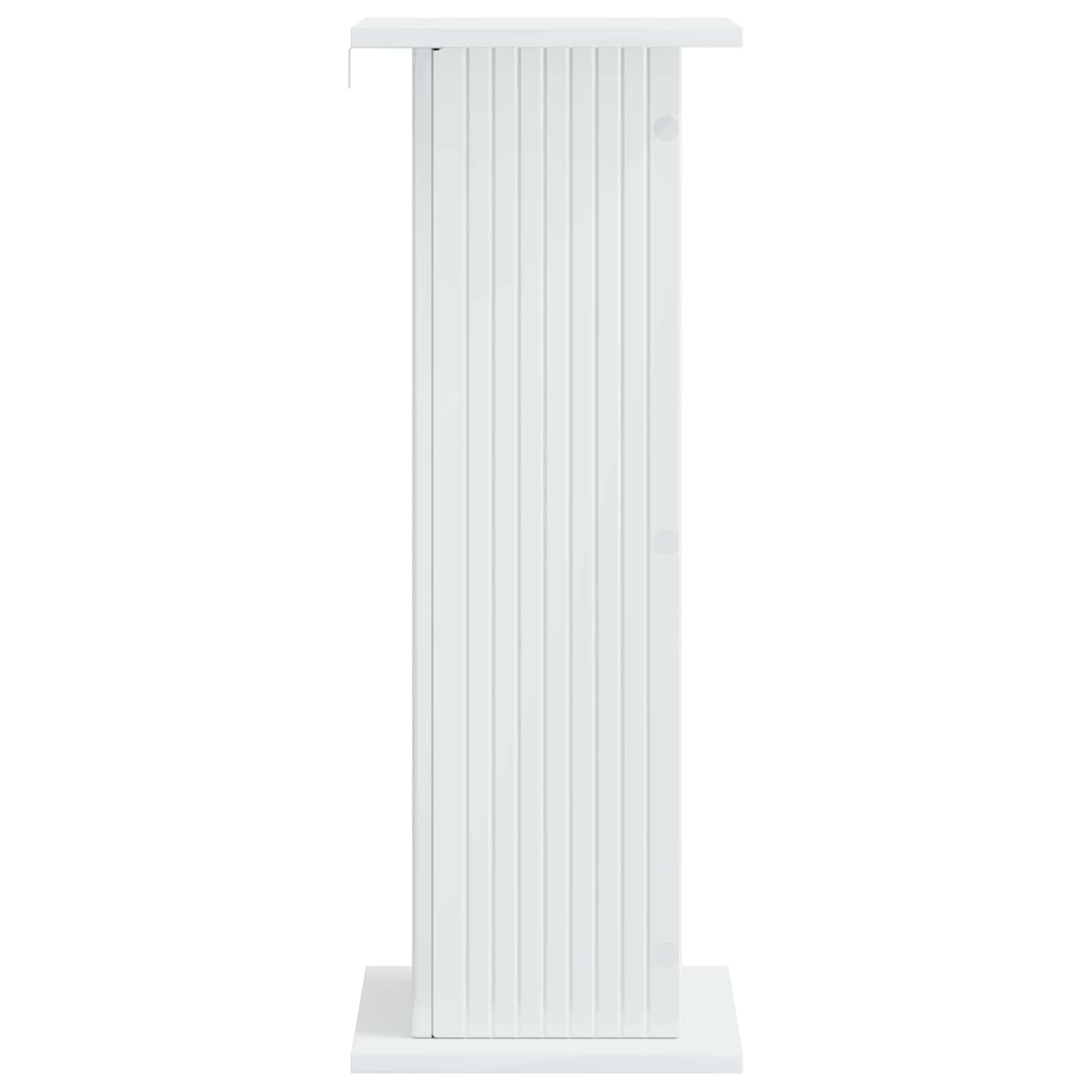 Stalak za biljke Bijela visokog sjaja 30,5 x 30 x 80,5 cm