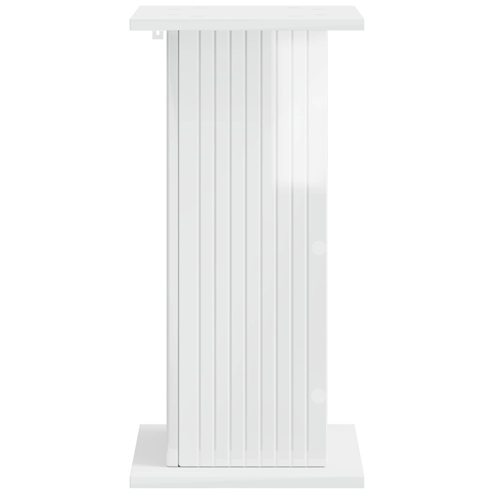 Stalak za biljke Bijela visokog sjaja 30,5 x 30 x 60,5 cm