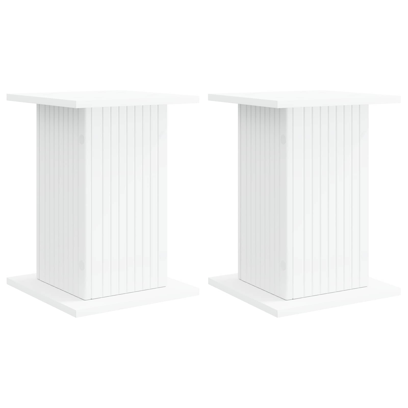 Stalak za biljke 2 pcs Bijela 30,5 x 30 x 43 cm