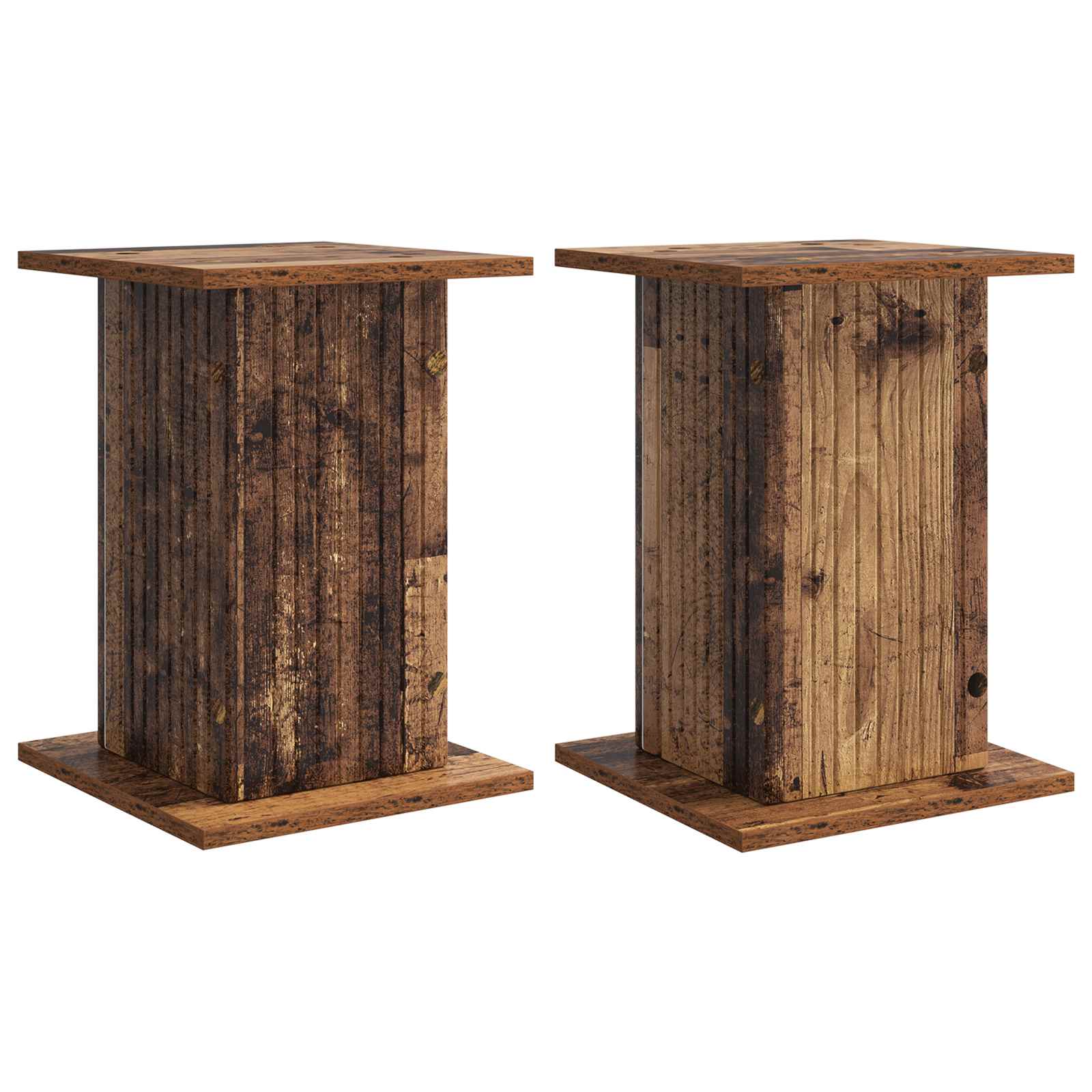 Stalak za biljke 2 pcs Staro drvo 30,5 x 30 x 43 cm