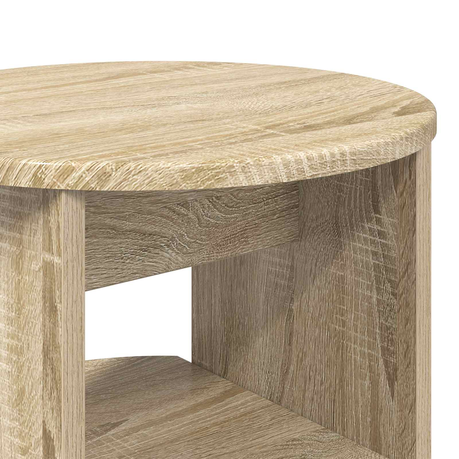 Pomoćni ormarić 2 pcs Sonoma hrast Ø40 x 50 cm