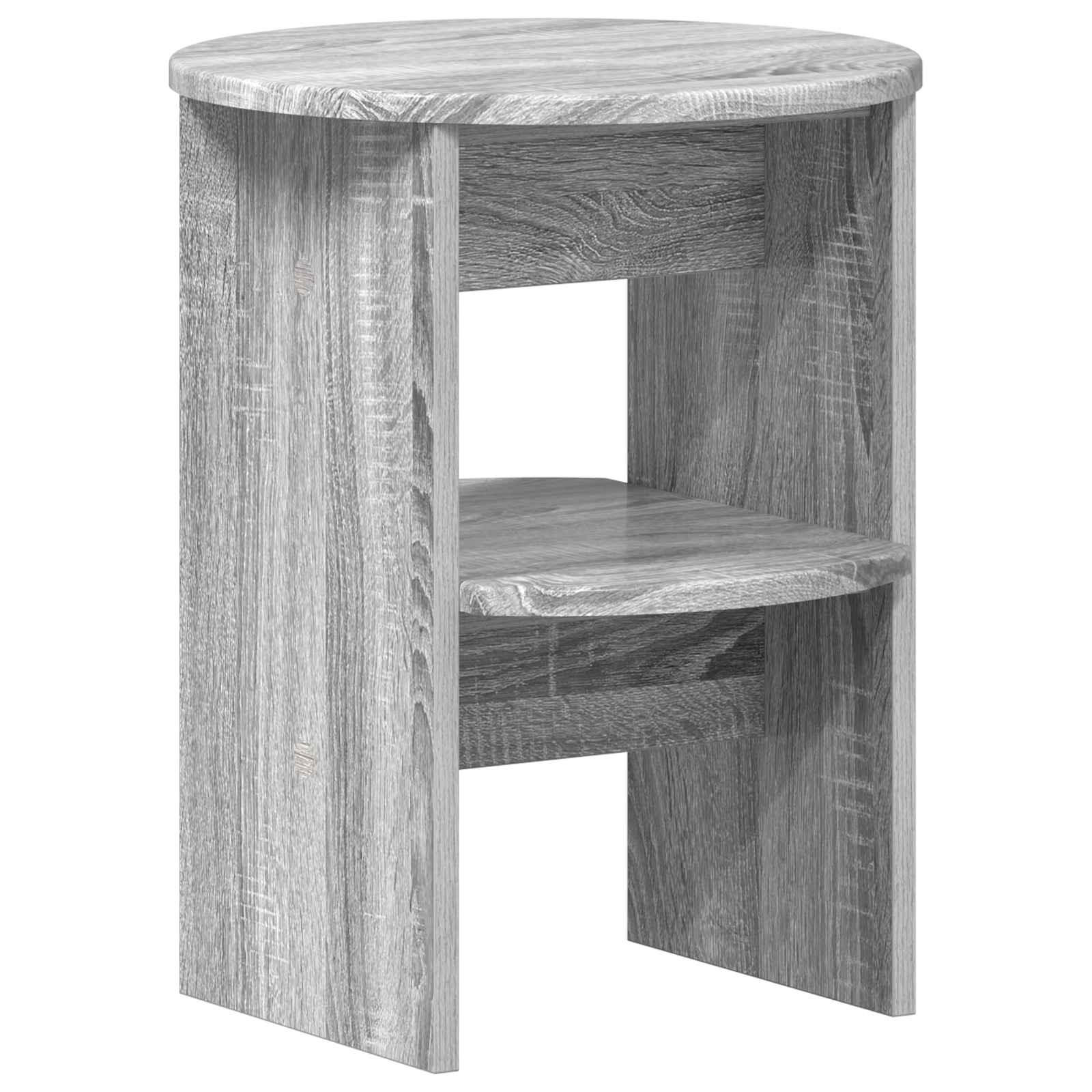 Pomoćni ormarić 2 pcs Sivi Sonoma Ø40 x 50 cm