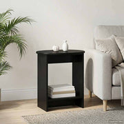 Bocni stol Crna 50 x 39,5 x 55 cm Konstruirano drvo