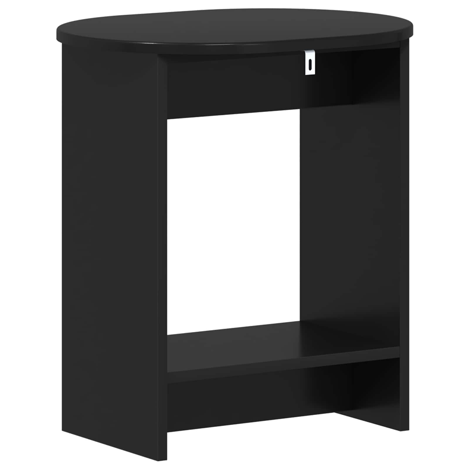 Bocni stol Crna 50 x 39,5 x 55 cm Konstruirano drvo
