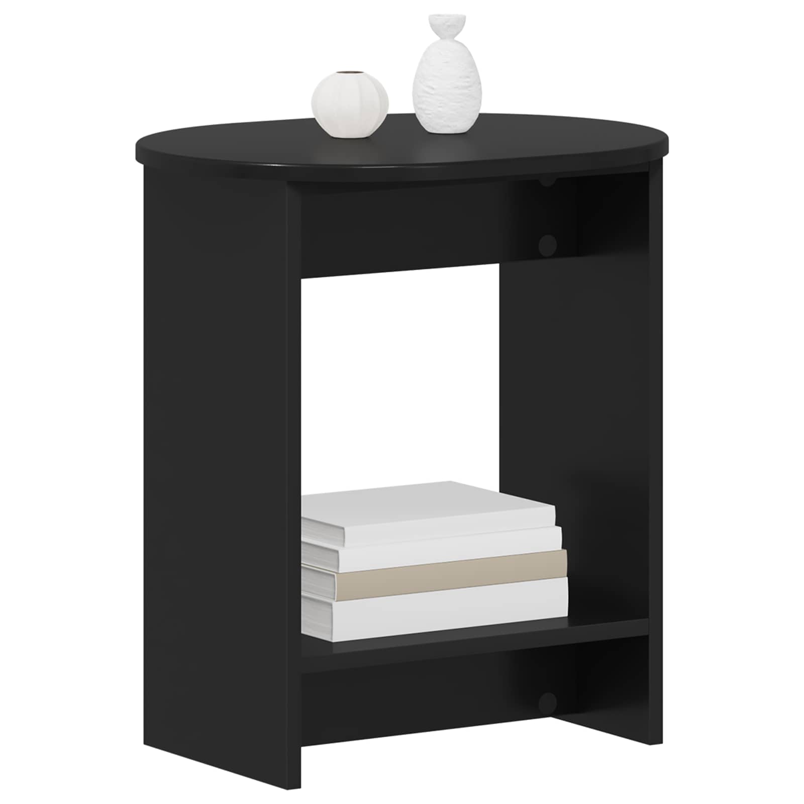 Bocni stol Crna 50 x 39,5 x 55 cm Konstruirano drvo