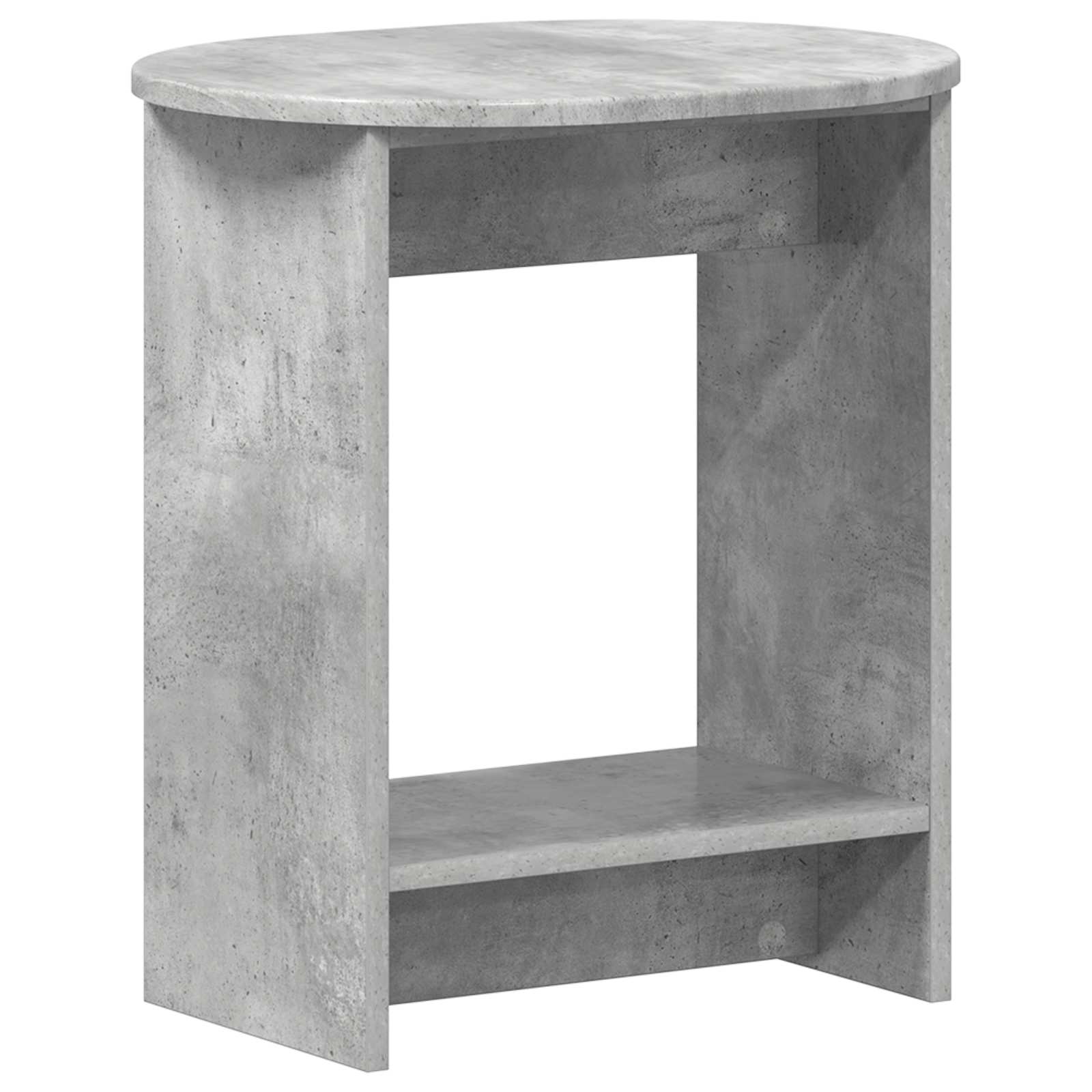 Bocni stol Betonska siva 50 x 39,5 x 55 cm Konstruirano drvo