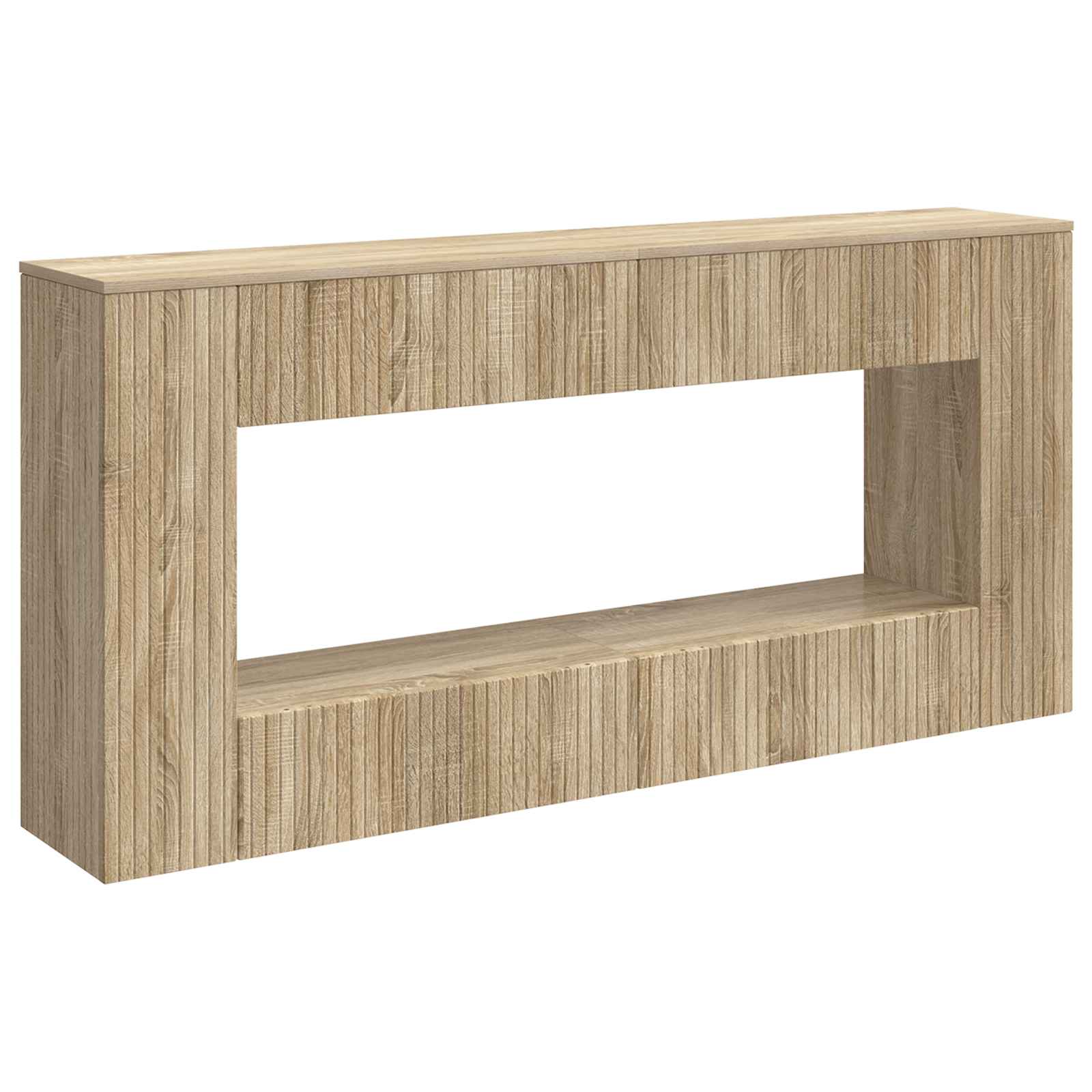 Konzolna stolica Prugasti Sonoma hrast 155 x 29 x 74 cm