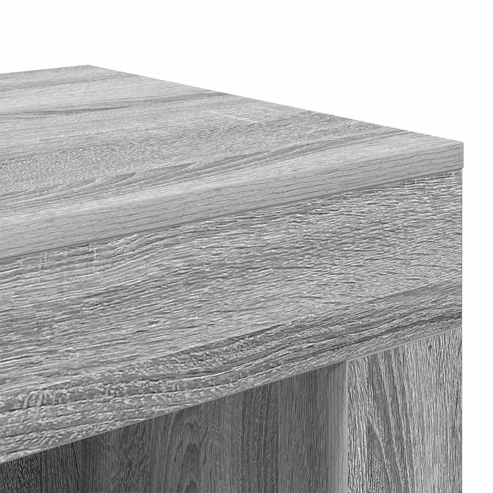 Bocni stol Siva sonoma 60 x 40 x 65 cm Konstruirano drvo